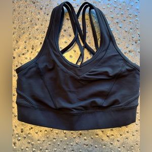 Lululemon Strappy Black Sports Bra Size 4